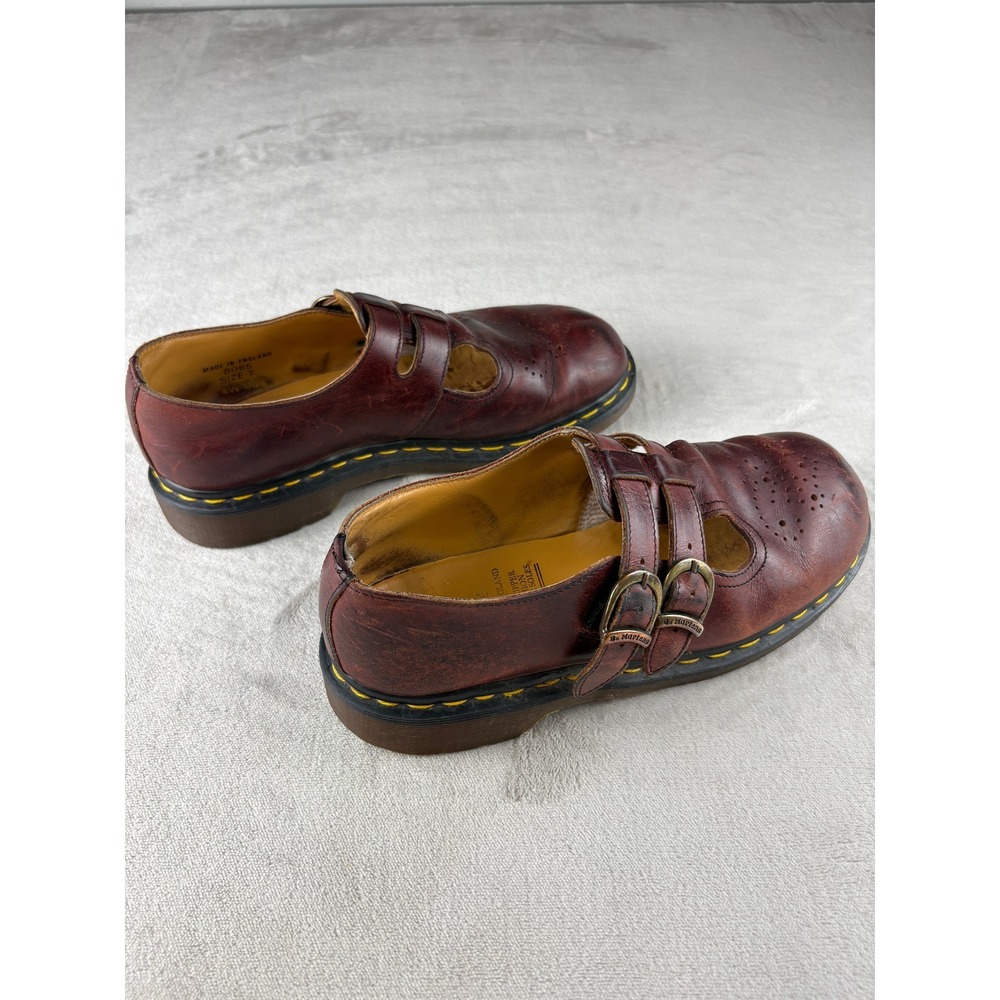 Dr Martens 8065 Vintage Made in England Leather Mary Jane Shoes 7 UK 9 US - Picture 6 of 8